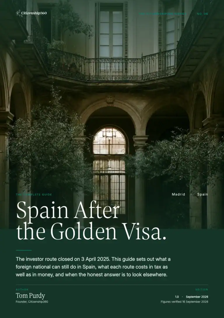| Citizenship 360 Spain Residency Routes After the Golden Visa the Complete Guide Citizenship360 Guide No 08